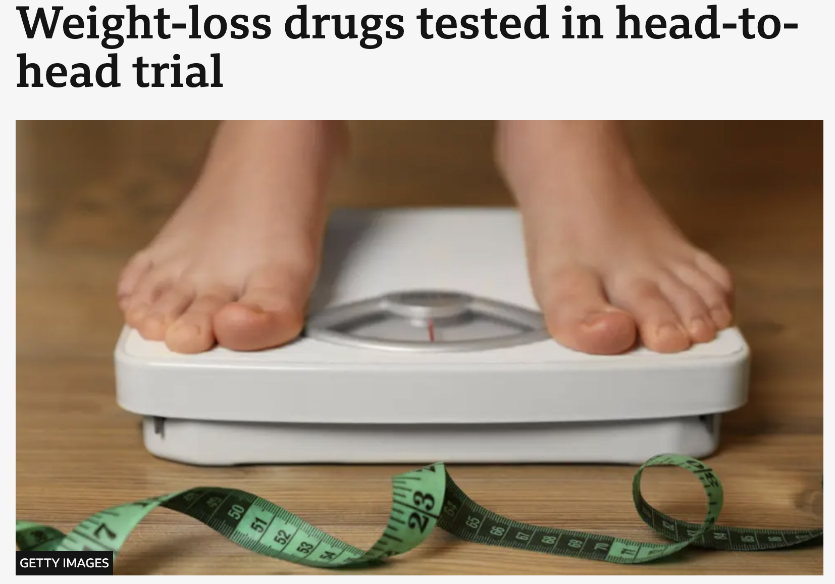 Weight-loss drugs tested in head-to-head trial